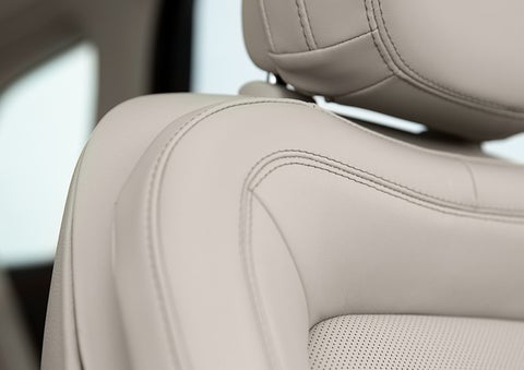 Fine craftsmanship is shown through a detailed image of front-seat stitching. | Wallace Lincoln in Fort Pierce FL