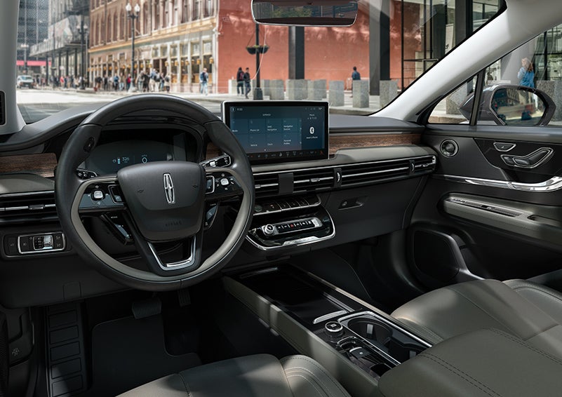 The interior dashboard of 2024 Lincoln Corsair® SUV is shown here. | Wallace Lincoln in Fort Pierce FL